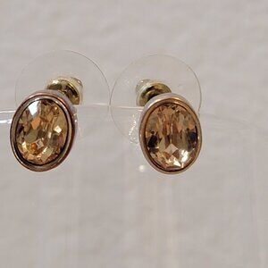 Crystal Stud Earrings Sparkly Elegant Feminine Vintage Wedding Prom